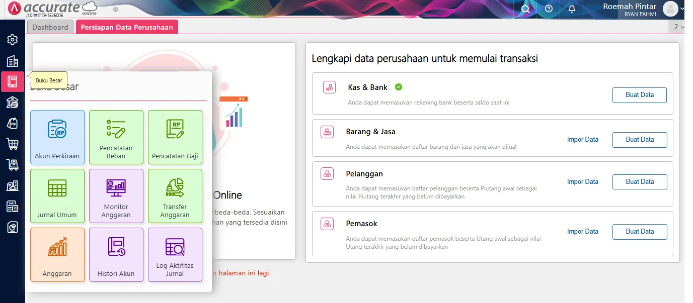 membuat dan mengelola akun perkiraan
